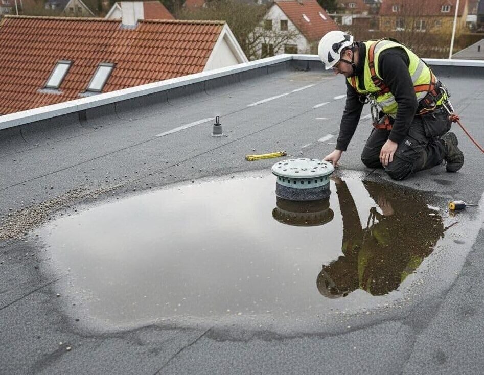 Drainage Is the Key to Flat Roof Performance
